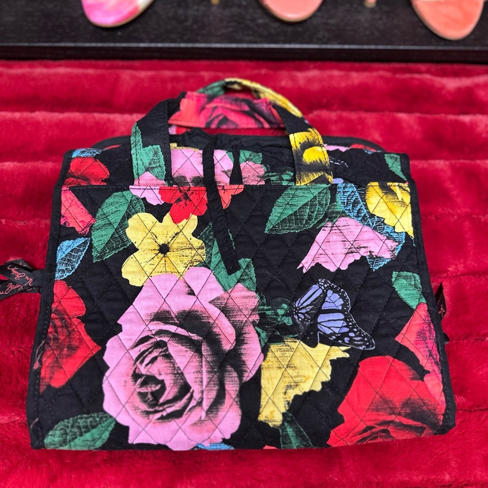 Vera Bradley Hanging Toiletry Travel Case - Havana Rose - Picture 2 of 5
